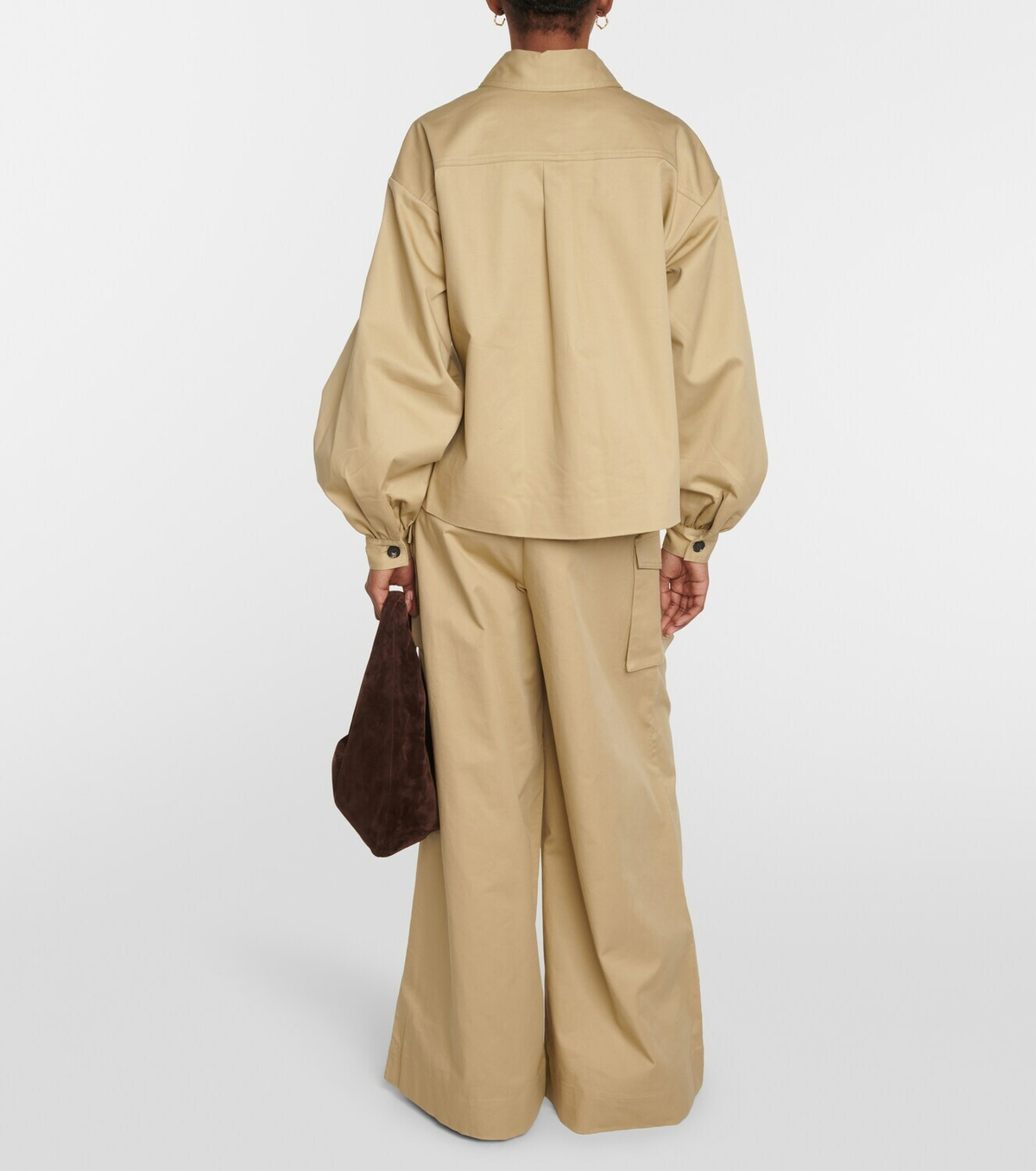 CO Cropped cotton jacket