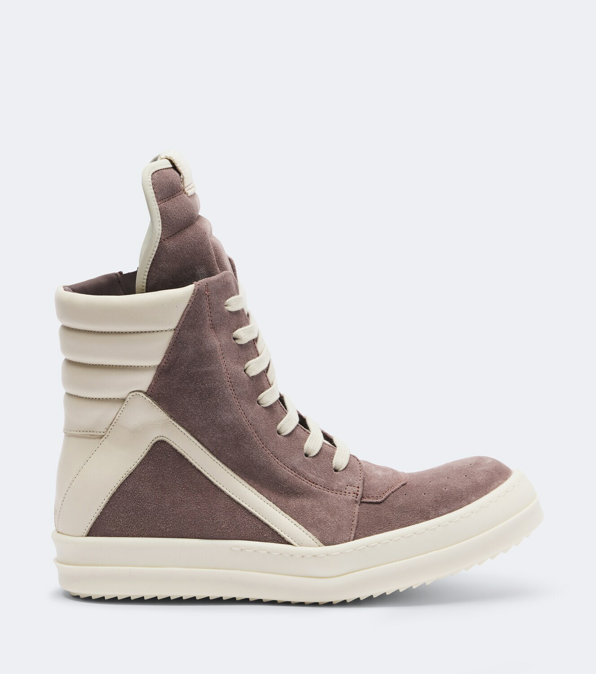 Rick Owens Geobasket suede high-top sneakers