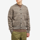 Adsum Men's Nordic Cardigan in Brown