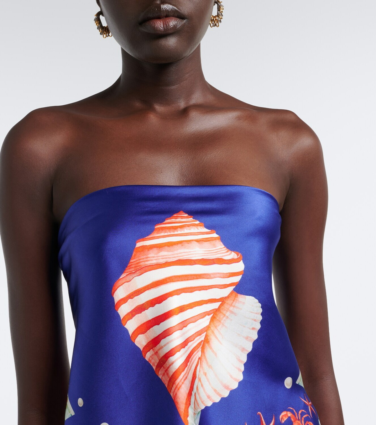 Retrofête Alivia silk bandeau top