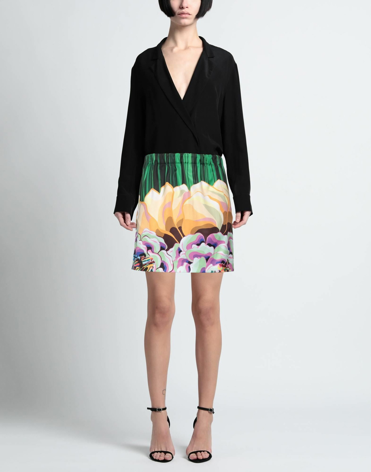 Kika Vargas Womens Mini skirt in Yellow