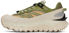 Moncler Off-White & Green Trailgrip GTX Sneakers