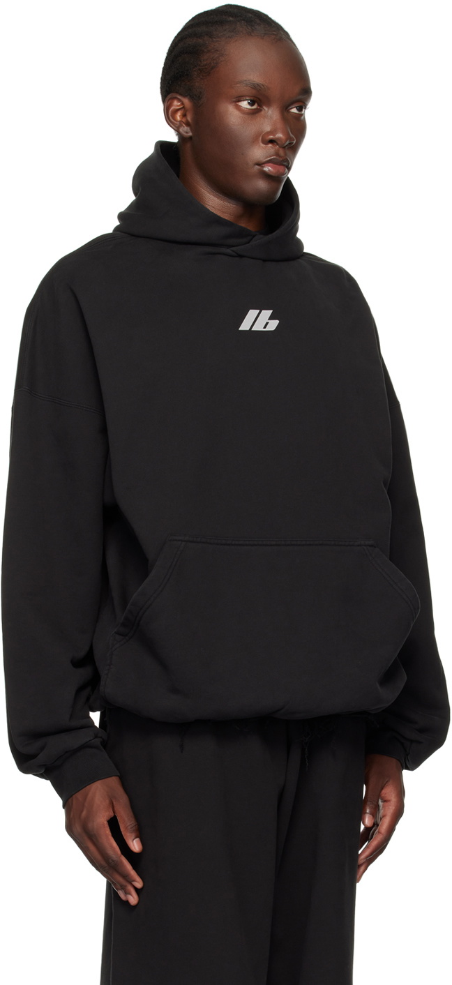Balenciaga Black 'Activewear' Hoodie Balenciaga