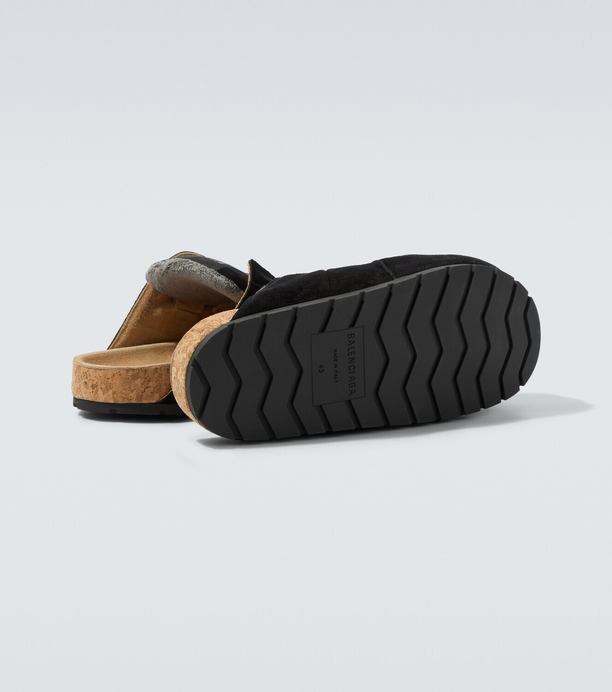Balenciaga Dumbo suede slides