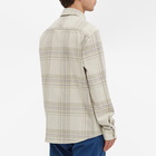 A.P.C. Men's Trek Check Overshirt in Beige