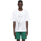 Kenzo White Skate Tiger T-Shirt