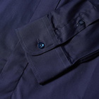 AMI Men's Tonal Heart Button Down Shirt in Nautic Blue