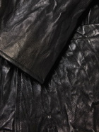 Acne Studios - Crinkled-Leather Blazer - Black