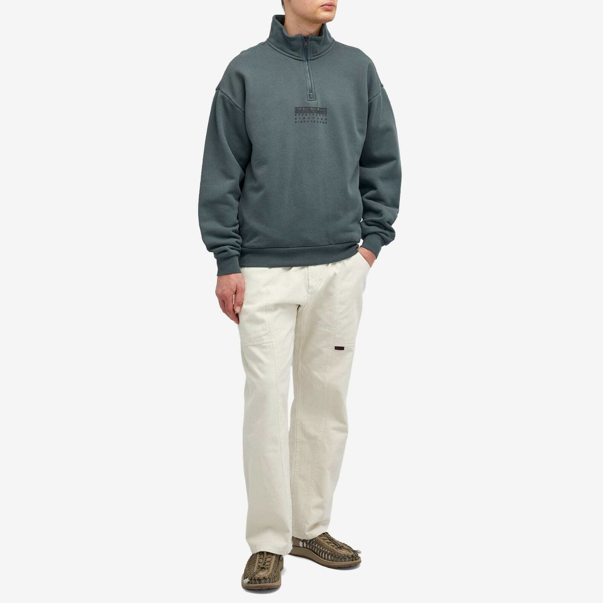 Napapijri Green Fabric Men Sweater