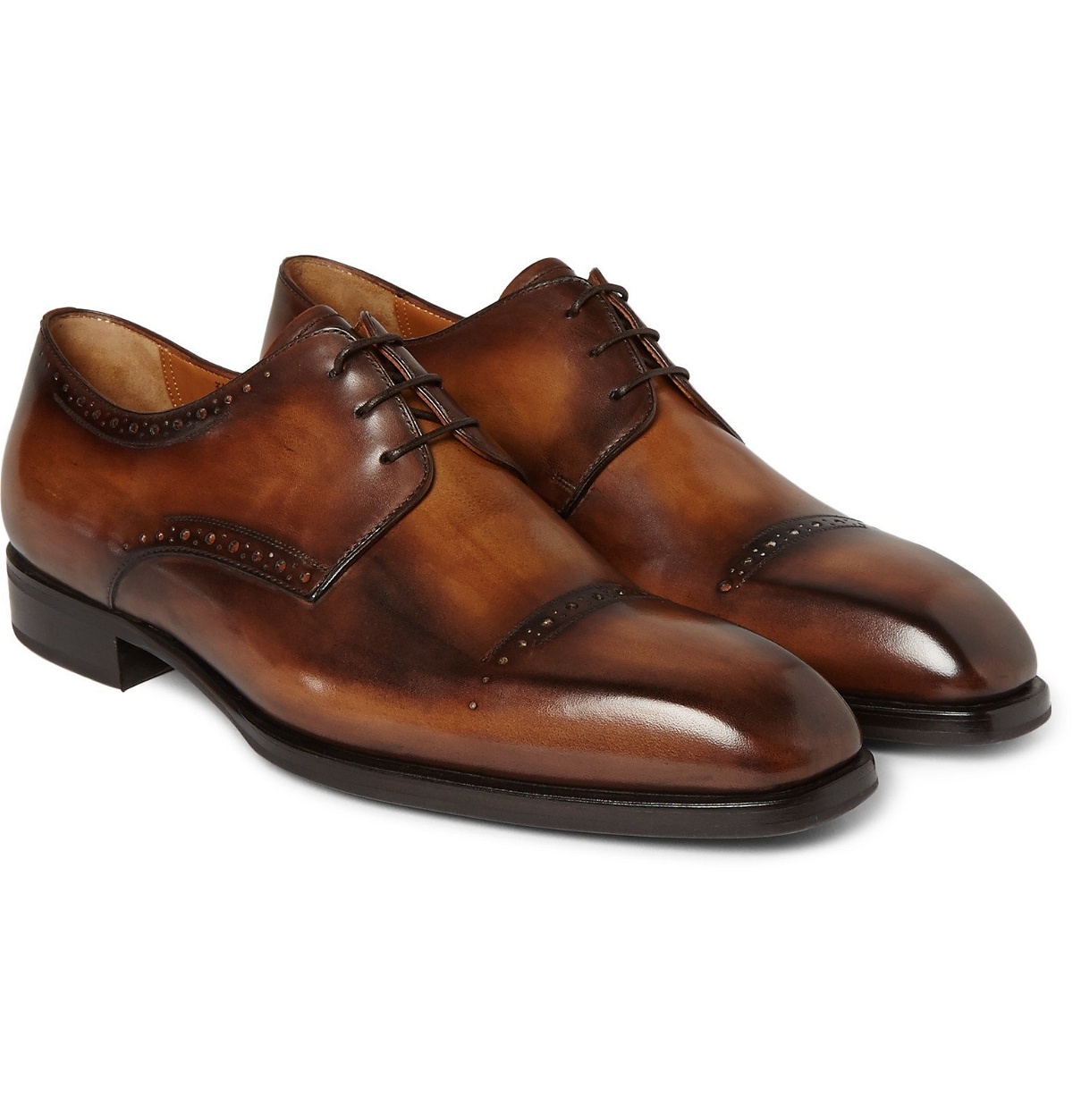 Photo: Berluti - Leather Derby Shoes - Brown