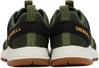Merrell 1trl Green & Black Wildwood Aerosport Sneakers