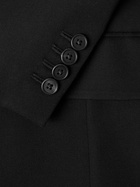 The Row - Eligio Grain de Poudre Wool Blazer - Black