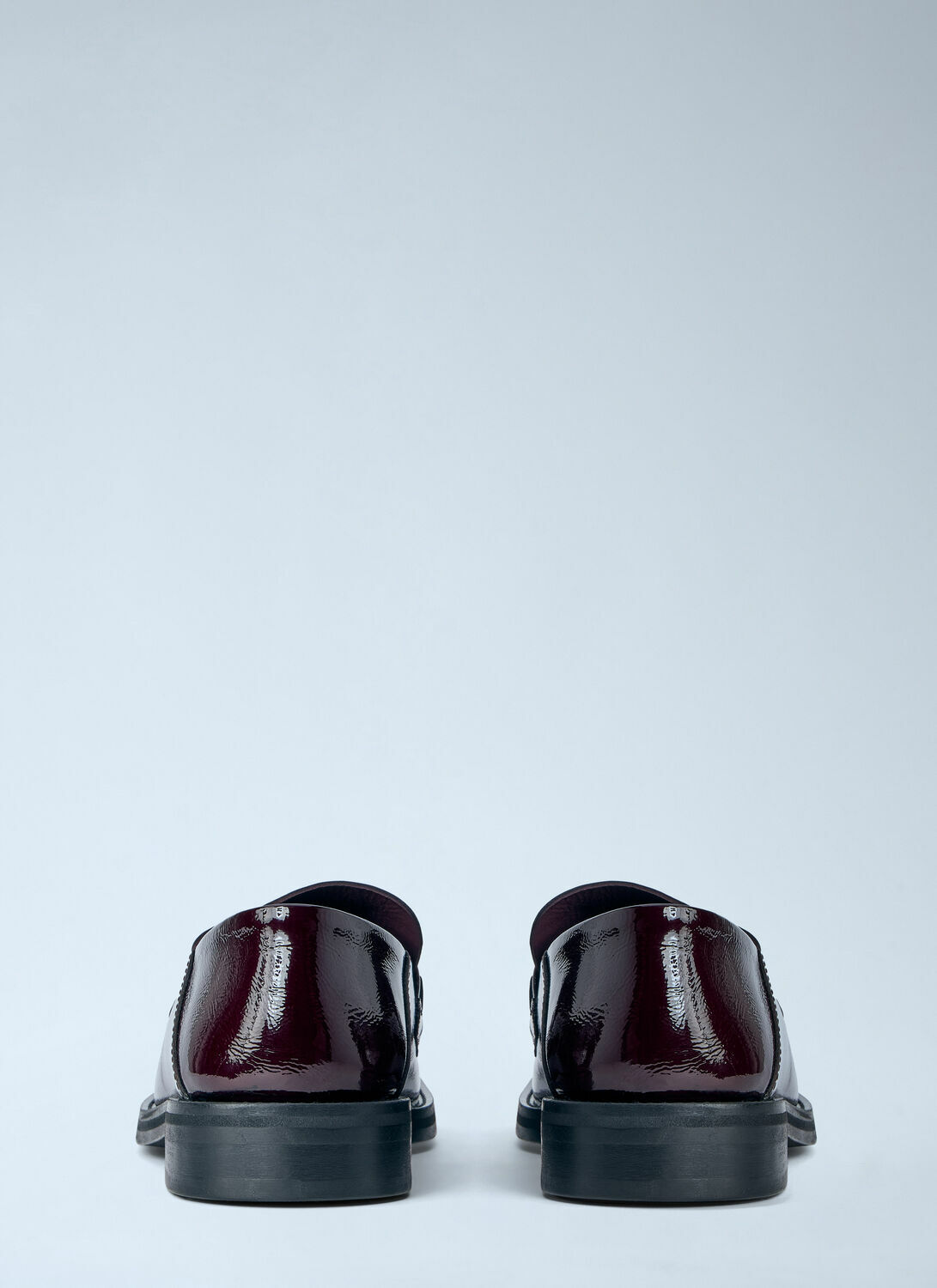 Martine Rose Fold Back Square Toe Loafers