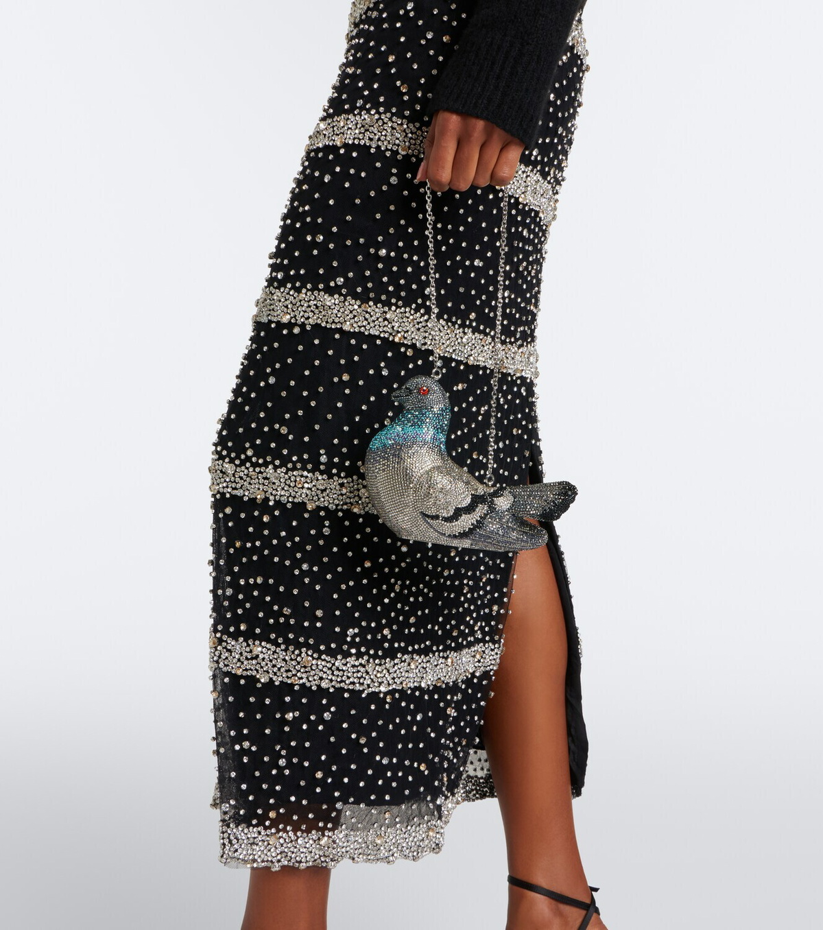 Judith Leiber Couture Pigeon embellished clutch