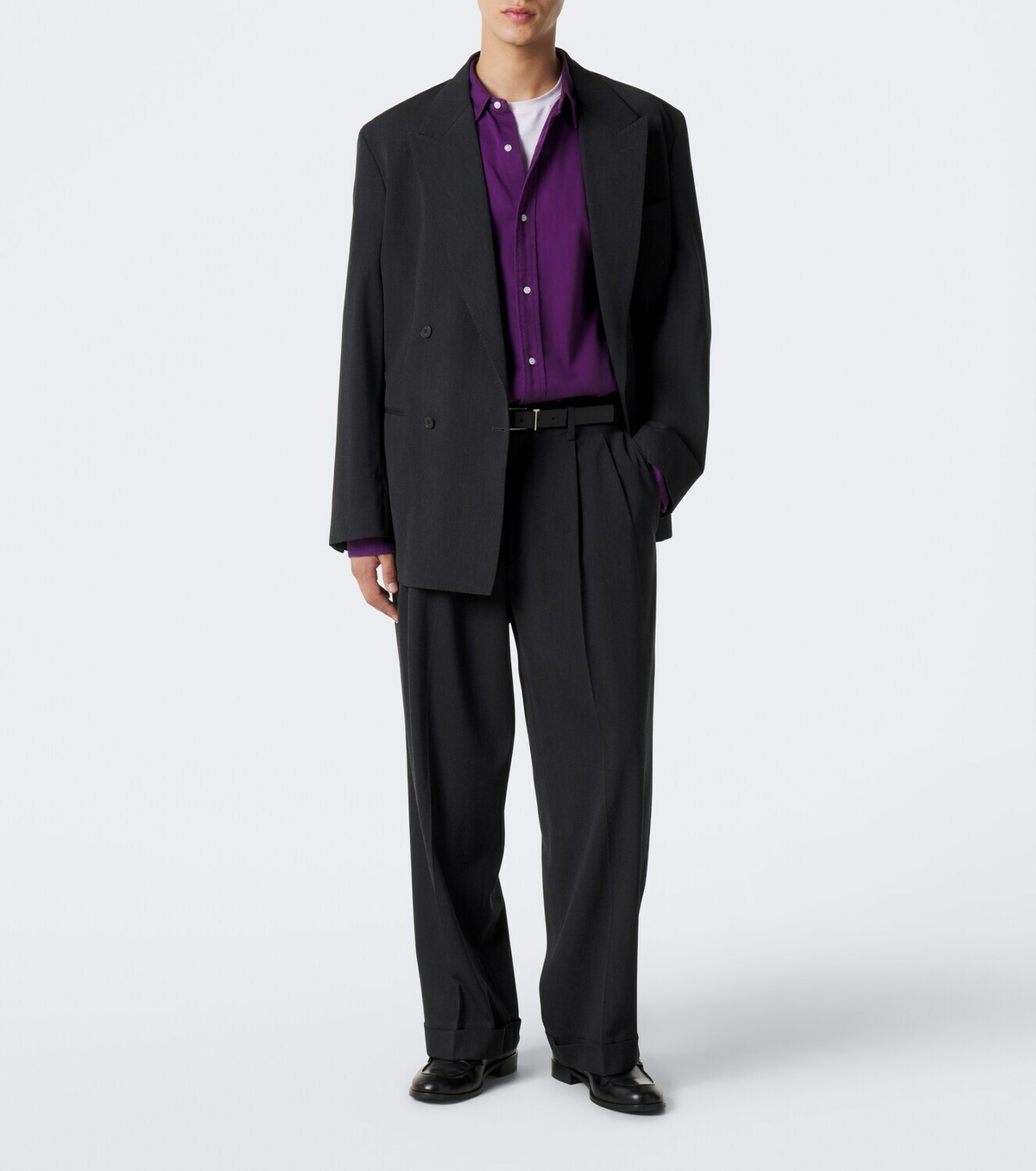 A.Presse Wool straight pants