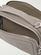 LOEWE - Mini Logo-Debossed Leather Messenger Bag