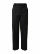 Nili Lotan - Fritz Straight-Leg Wool-Twill Trousers - Black