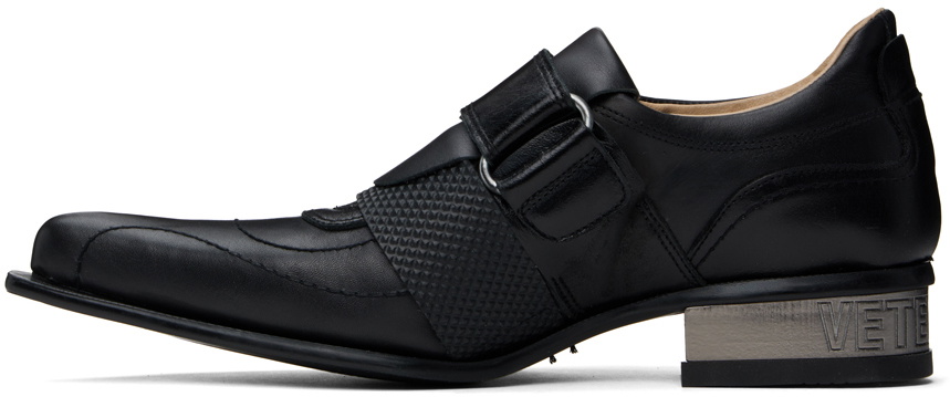 VETEMENTS Black New Rock Edition Blade Loafers