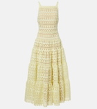 Elie Saab Macramé midi dress