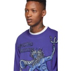 Moschino Purple Neptune Sweater