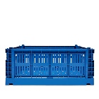 HAY Medium Recycled Colour Crate in Electric Blue