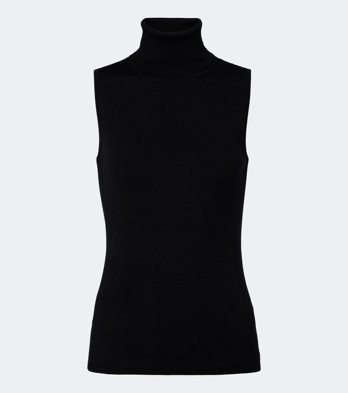 Jardin des Orangers Ribbed-knit virgin wool turtleneck top