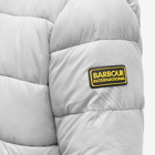 Barbour Men's International Bobber Quilt Jacket in Silver Ice