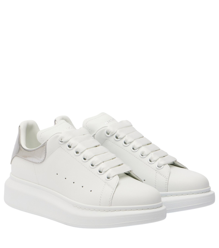 Photo: McQueen Oversized leather sneakers