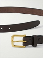 Sid Mashburn - Leather Belt - Brown
