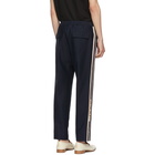 Gucci Navy Logo Tape Lounge Pants