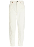 Polo Ralph Lauren Curved Tapered-leg Jeans White