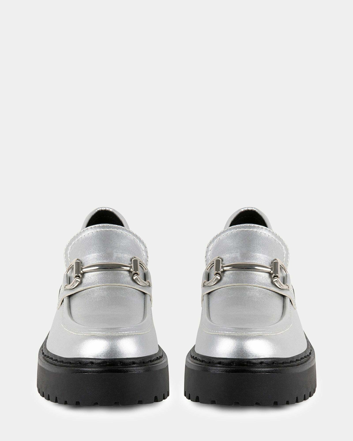 Steve Madden Approach Flats in Silver