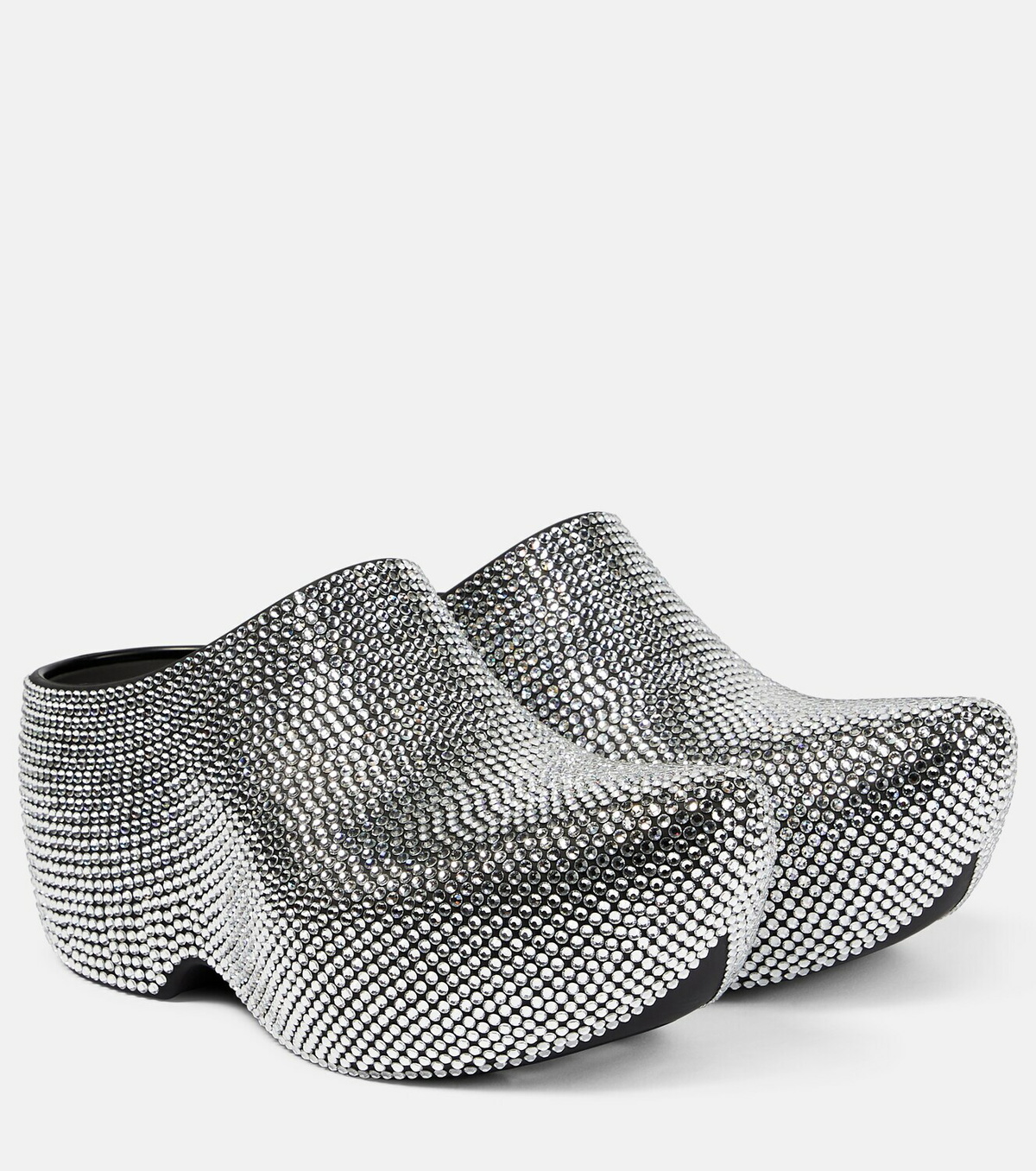 Balenciaga - Technoclog embellished rubber clogs Balenciaga