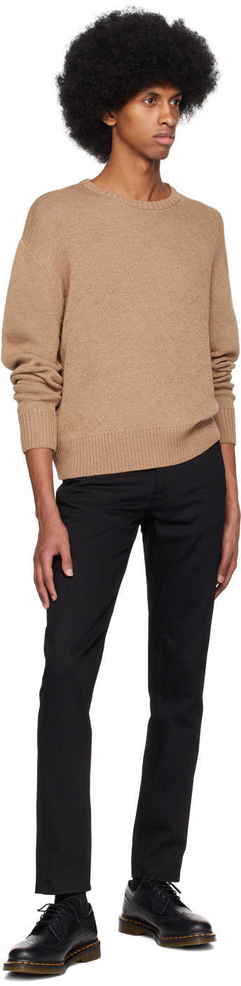 John Elliott Tan High Twist Sweater