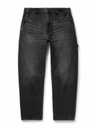 Nili Lotan - Carpenter Straight-Leg Cropped Jeans - Black