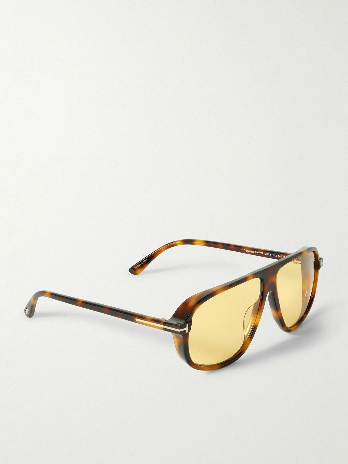 TOM FORD - Guillame Aviator-Style Tortoiseshell Acetate  display picture 3