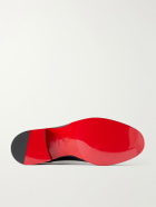 Christian Louboutin - Moustachou Leather Oxford Shoes - Black