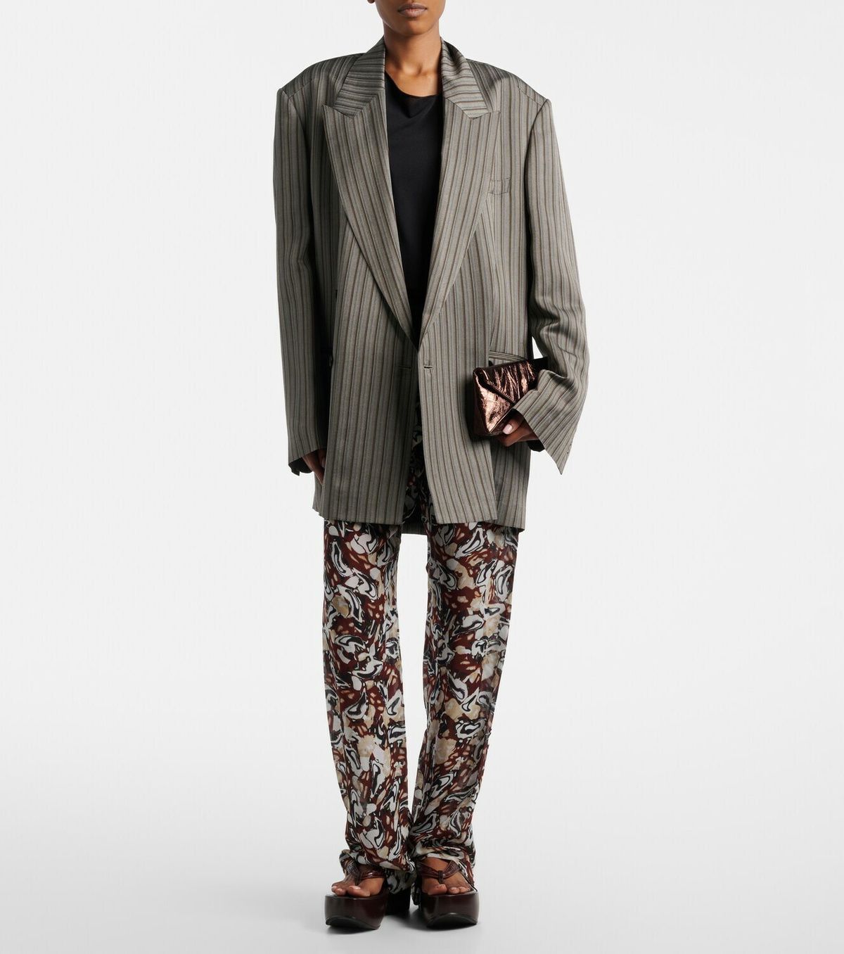 Dries Van Noten Printed straight pants