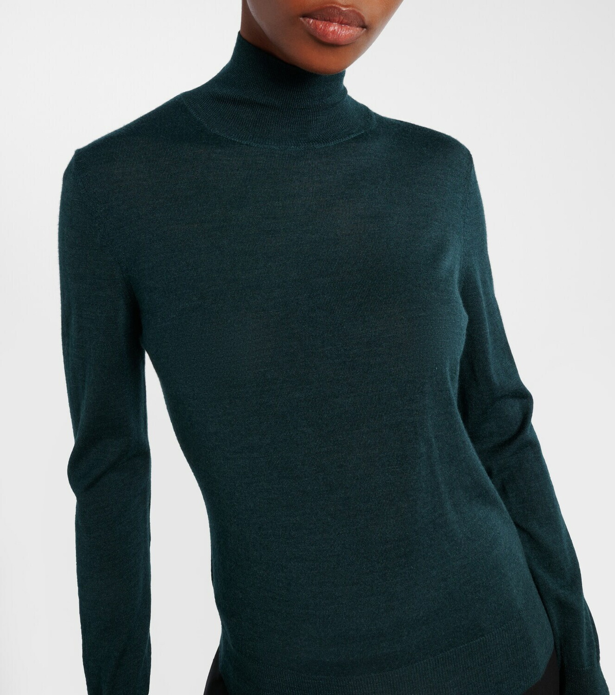 Carolina Herrera Wool and silk turtleneck sweater