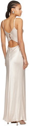 BEC + BRIDGE Beige Margaux Maxi Dress