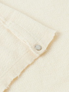 God's True Cashmere - Bubble Distressed Cashmere-Gauze T-Shirt - Neutrals