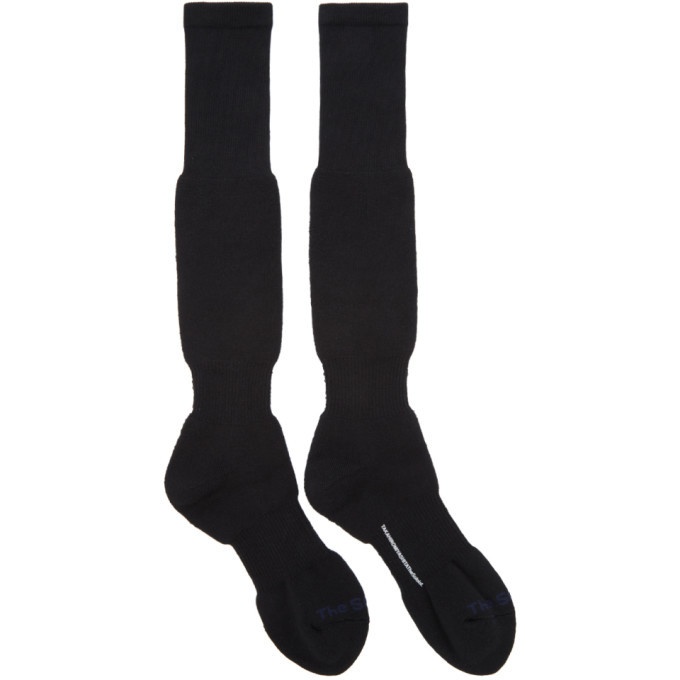 Photo: TAKAHIROMIYASHITA TheSoloist. Black Long Pile Socks