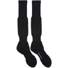 TAKAHIROMIYASHITA TheSoloist. Black Long Pile Socks