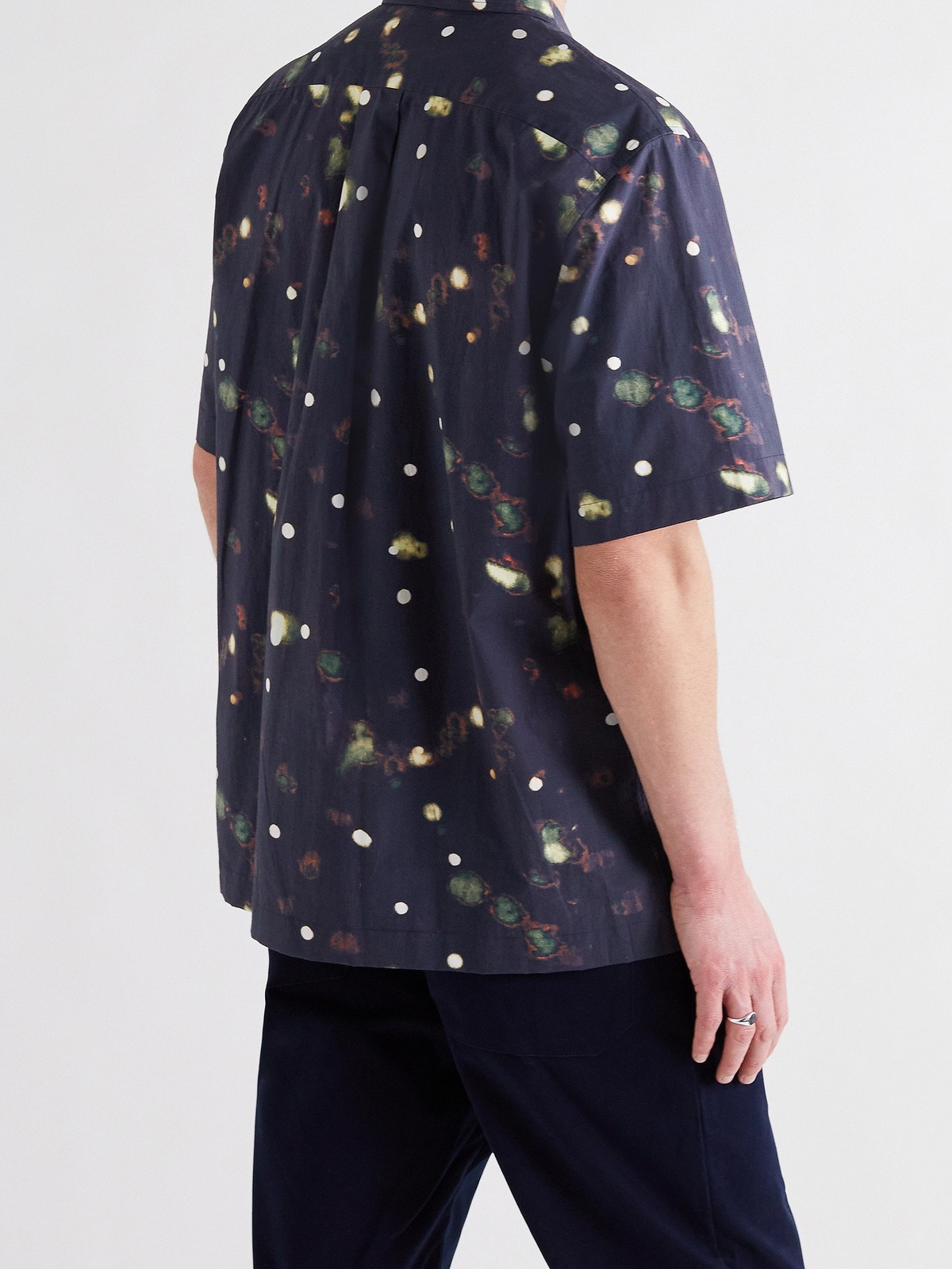 【STUDIO NICHOLSON】ZANZA SPOTPRINT SHIRT