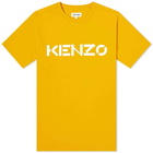 Kenzo Men's Printed Logo T-Shirt in Marigold