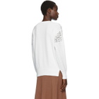 See by Chloe White Lace V-Neck Sweater