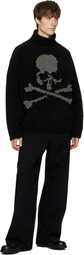 mastermind JAPAN Black Cashmere Turtleneck