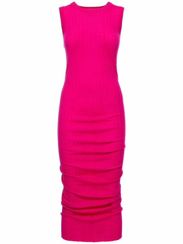 Photo: MARC JACOBS Twist Fine Ribbed Wool Dress