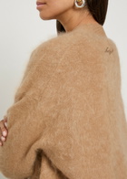 Acne Studios Brushed Cashmere Cardigan Light Brown