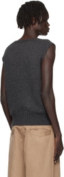 Taiga Takahashi Gray Lot. 528 A.R.C Sweater Vest
